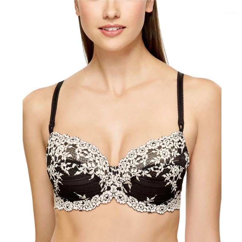 Bras MiaoErSiDai Sexy Women's Bra Unlined Underwire Minimizer Underwear Breathable Mesh With Embroidery Lingerie 34-36-38-40 A-B-C-D, Black
Bras MiaoErSiDai Sexy Women's Bra Unlined Underwire Minimizer Underwear Breathable Mesh With Embroidery Lingerie 34-36-38-40 A-B-C-D, Black
