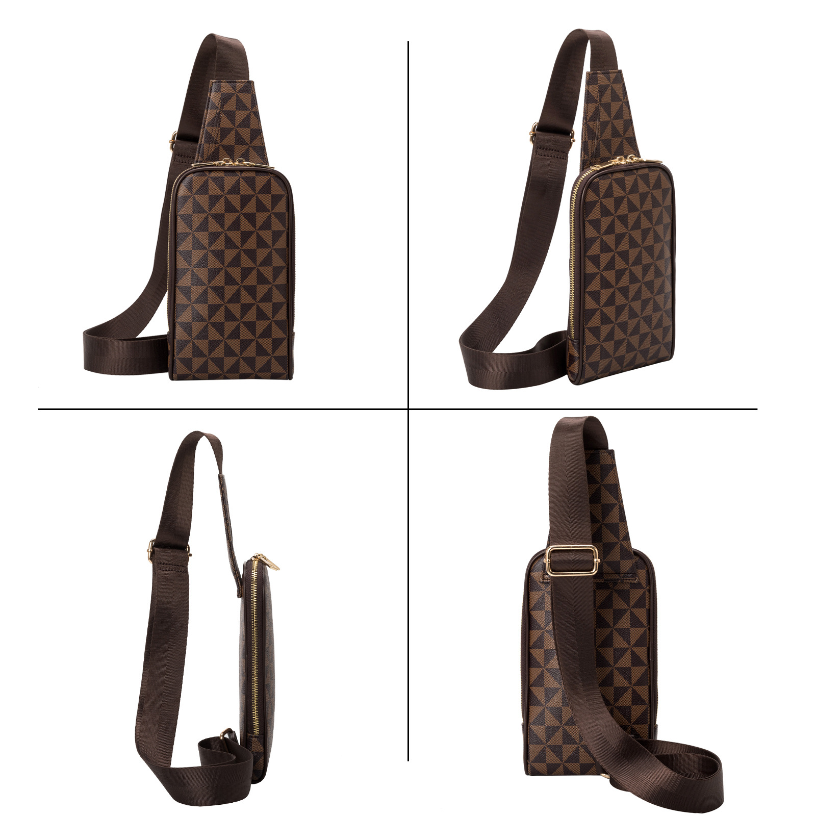 Designer Sling Bag Women Mens Crossbody Bag With Round Coin Purse Zipped Pocket Mens Luxurys Designer Shoulder Bags Cross Body Monograms Bag