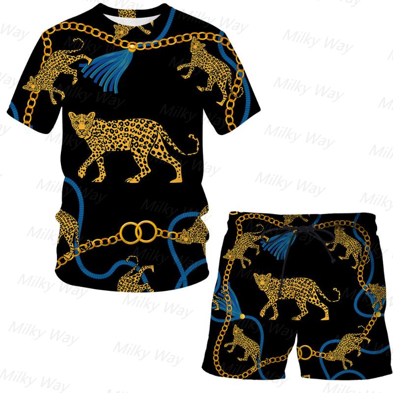 Men's Tracksuits Men's Summer Tracksuit Luxury Chain Pattern T-Shirt Shorts Suit Vintage Outfits Set Outdoor Casual Clothing Male Street, 16
Men's Tracksuits Men's Summer Tracksuit Luxury Chain Pattern T-Shirt Shorts Suit Vintage Outfits Set Outdoor Casual Clothing Male Street, 16