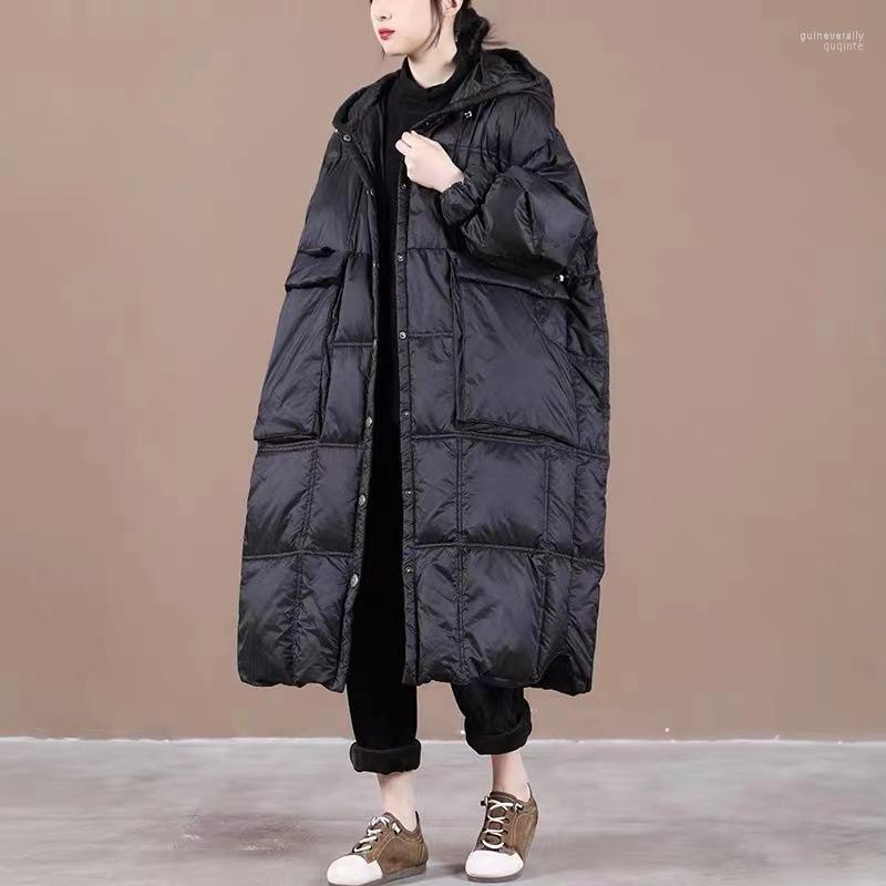 Women' Down & Parkas Ladies Hooded Single-breasted Loose Jacket With Pockets Dark Long Fashion Retro Casual Guin22, Black
Women' Down & Parkas Ladies Hooded Single-breasted Loose Jacket With Pockets Dark Long Fashion Retro Casual Guin22, Black