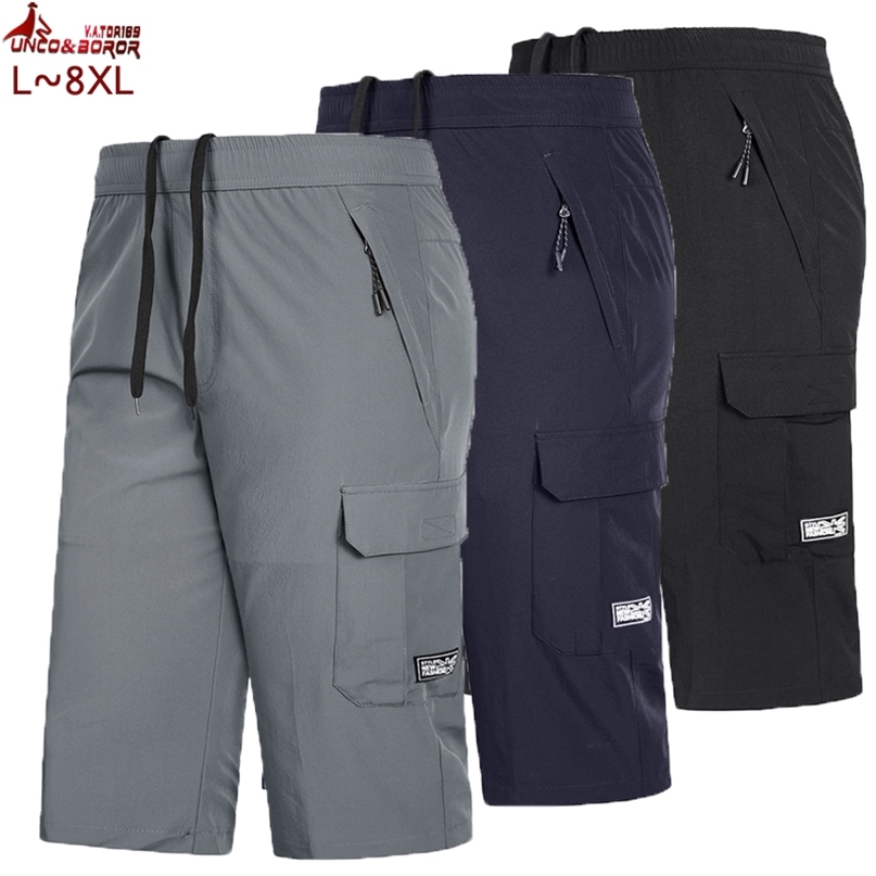 Men's Big & Tall Cargo Shorts quick-dry knee lenght 7XL 8XL male Bermuda Beach short slim for Breathable men joggers gym shorts 220407, Dark blue
Men's Big & Tall Cargo Shorts quick-dry knee lenght 7XL 8XL male Bermuda Beach short slim for Breathable men joggers gym shorts 220407, Dark blue