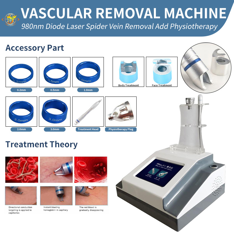 Laser Machine 3 IN1 Spider Vein Removal Skin Rejuvenation 980nm Diode Lazer Physiotherapy Treatment Machine ce
Laser Machine 3 IN1 Spider Vein Removal Skin Rejuvenation 980nm Diode Lazer Physiotherapy Treatment Machine ce