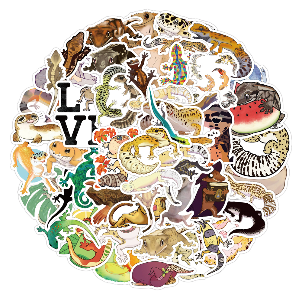 50PCS Animal Gecko Lizard Car Stickers For Kids Skateboard Gift Bicycle Computer Notebook Decal Toys Wholesale
50PCS Animal Gecko Lizard Car Stickers For Kids Skateboard Gift Bicycle Computer Notebook Decal Toys Wholesale