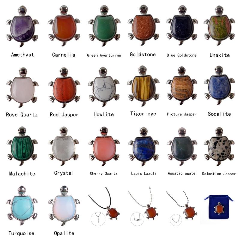Pendant Necklaces Women Sweater Chain Necklace Natural Stone Tortoise Crystal Jewelry Clothing Accessories Drop
Pendant Necklaces Women Sweater Chain Necklace Natural Stone Tortoise Crystal Jewelry Clothing Accessories Drop