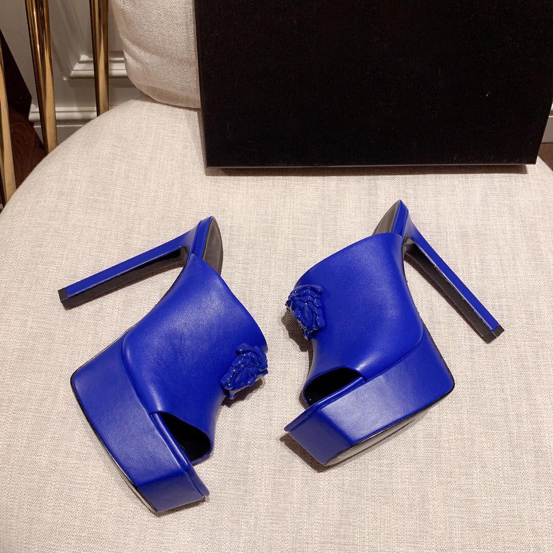 Blue La Medusa platform slippers high-heeled sandals stiletto mules Leather slides high Heels slip-on open toe women shoes Evening, Red
Blue La Medusa platform slippers high-heeled sandals stiletto mules Leather slides high Heels slip-on open toe women shoes Evening, Red