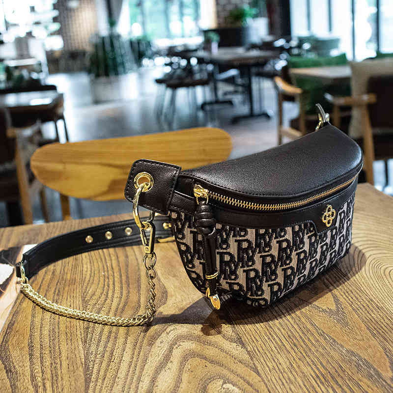 Women's bag summer new messenger waist versatile niche design sling one shoulder chest Purses_65MI, Black
Women's bag summer new messenger waist versatile niche design sling one shoulder chest Purses_65MI, Black