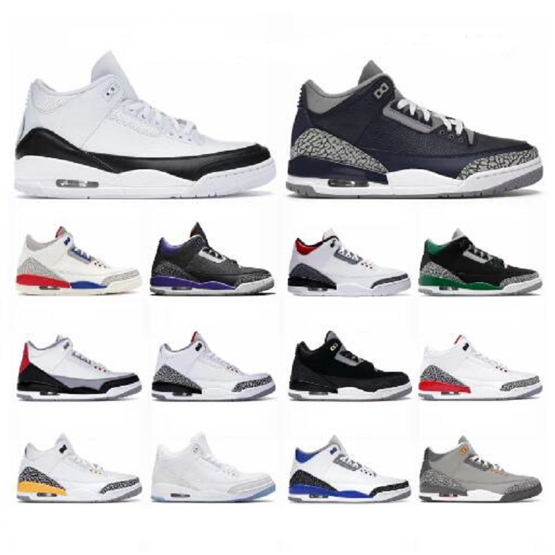Jumpman Men 3 Basketball Shoes Women 3s OG Patent Panda University Blue dark mocha bred shadow UNC twist Smoke Grey mens women Sneakers trainers Eur 36-47, # 17
Jumpman Men 3 Basketball Shoes Women 3s OG Patent Panda University Blue dark mocha bred shadow UNC twist Smoke Grey mens women Sneakers trainers Eur 36-47, # 17