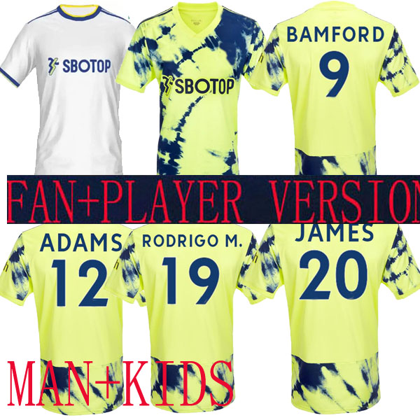 22 23 BAMFORD Soccer Jerseys Adams Aaronson Leeds Unitedes HARRISON home away 2022 2023 Llorente Luis Sinisterra football shirt Uniforms kids sets player version, Away player version 2
22 23 BAMFORD Soccer Jerseys Adams Aaronson Leeds Unitedes HARRISON home away 2022 2023 Llorente Luis Sinisterra football shirt Uniforms kids sets player version, Away player version 2