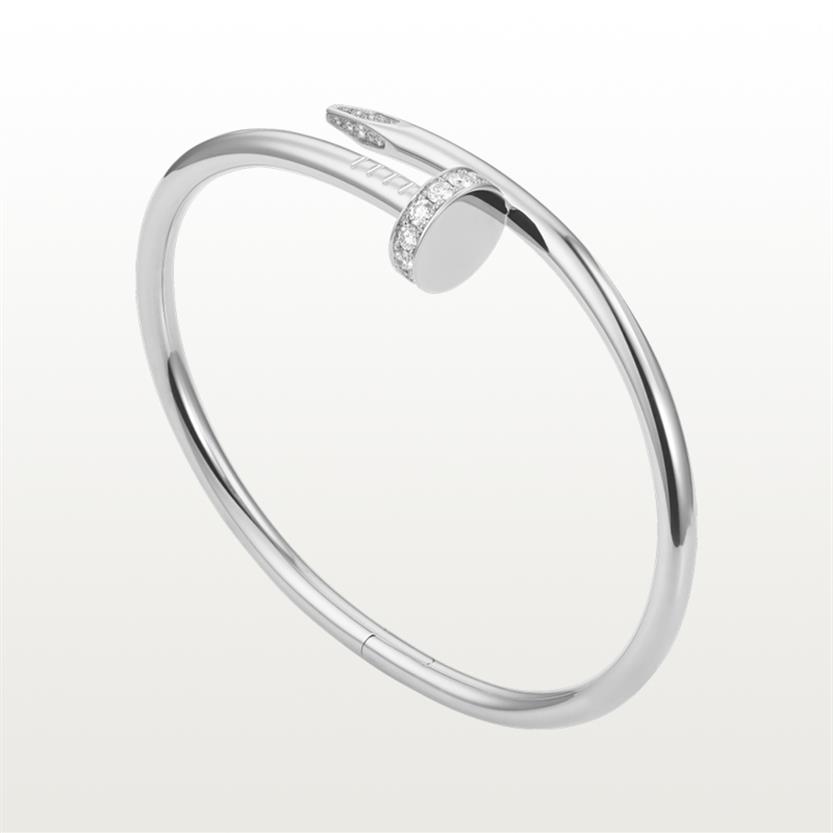 Nail Bracelet Designer Bracelets Diamond Bangle Luxury Jewelry For Women Titanium Steel Alloy Gold-Plated Process Never Fade Not A243S
Nail Bracelet Designer Bracelets Diamond Bangle Luxury Jewelry For Women Titanium Steel Alloy Gold-Plated Process Never Fade Not A243S