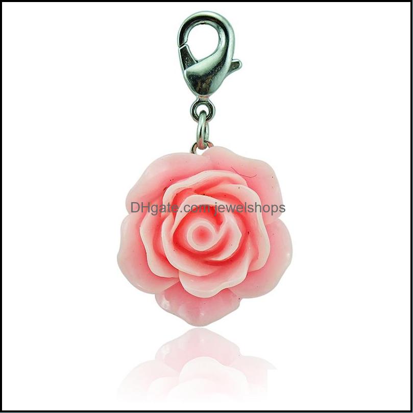 Fashion Floating Lobster Clasp Charms Sier Plated Resin Rose Flower Pendants Diy For Jewelry Making Drop Delivery 2021 Findings Components
Fashion Floating Lobster Clasp Charms Sier Plated Resin Rose Flower Pendants Diy For Jewelry Making Drop Delivery 2021 Findings Components