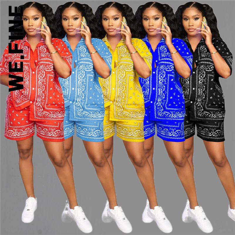 Women' Tracksuits We.Fine Women Set Fashion Loose Short Pants Simple Basic Paisley Bandana Print Two Piece Sets Sleeve Female SweatsuitsWom, Red
Women' Tracksuits We.Fine Women Set Fashion Loose Short Pants Simple Basic Paisley Bandana Print Two Piece Sets Sleeve Female SweatsuitsWom, Red