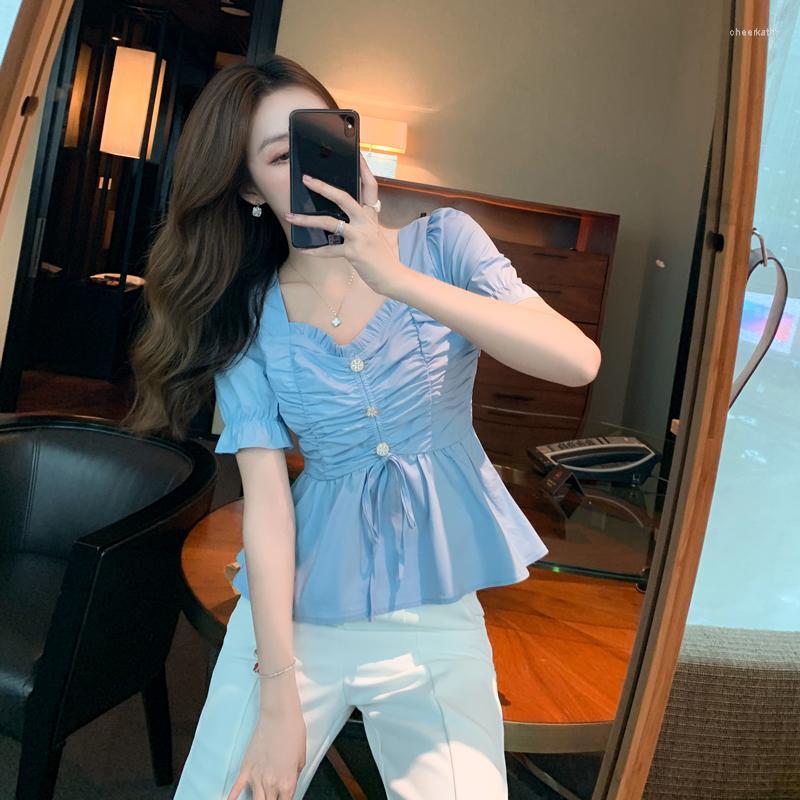 Women' Blouses & Shirts Blouse Women Summer 2022 Cute Chiffon Blue White Blusas Womens Tops And DropWomen' Chee22
Women' Blouses & Shirts Blouse Women Summer 2022 Cute Chiffon Blue White Blusas Womens Tops And DropWomen' Chee22