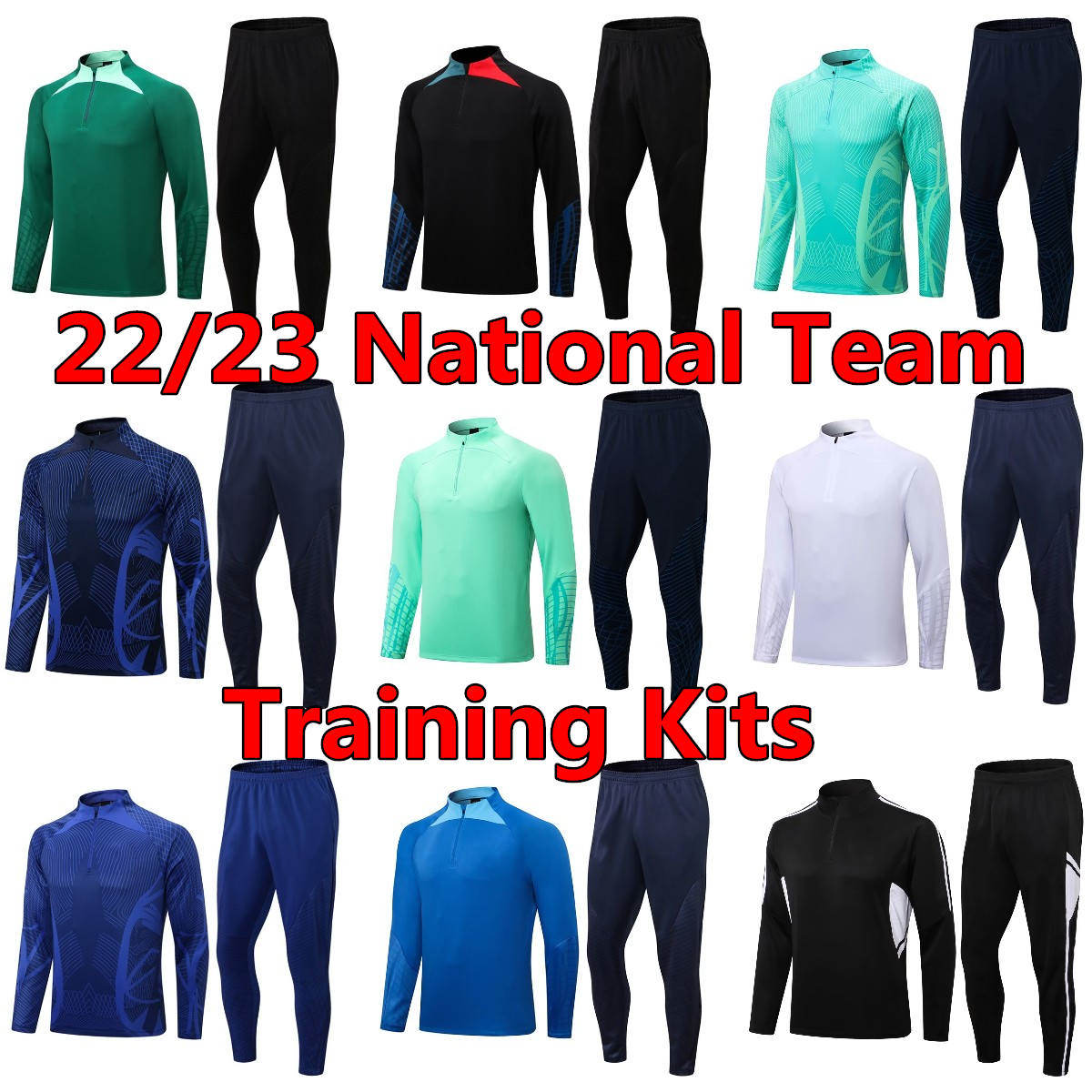 National team tracksuit 22 23 KANE Training kit Foden Bruno Tracksuit Mbappe soccer jersey shirts Track suit Depay Virgil De Jong football kits Long Sleeve Clothing
National team tracksuit 22 23 KANE Training kit Foden Bruno Tracksuit Mbappe soccer jersey shirts Track suit Depay Virgil De Jong football kits Long Sleeve Clothing