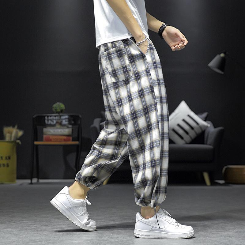 Men's Pants Men's Plaid Long Three Styles Casual Japanese Style Youth Ankle-length Pencil Breathable TrousersMen's, White black
Men's Pants Men's Plaid Long Three Styles Casual Japanese Style Youth Ankle-length Pencil Breathable TrousersMen's, White black