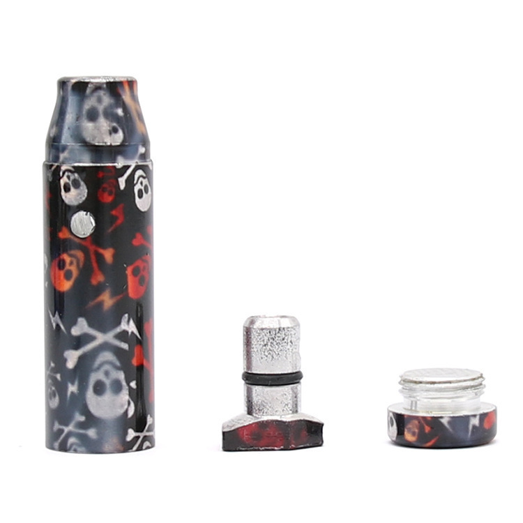 New snuff bottle pipe smoking pipes bullet bag flower creative mini aluminum nozzle metal Snuff bottles manufacturers wholesale
New snuff bottle pipe smoking pipes bullet bag flower creative mini aluminum nozzle metal Snuff bottles manufacturers wholesale