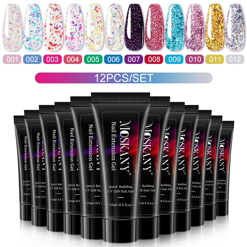 Nail Art Kits 4/6/12PCS Poly Gel Semi Permanent Uv Varnish Sets Acrylic For Nails Building All DesignNail
Nail Art Kits 4/6/12PCS Poly Gel Semi Permanent Uv Varnish Sets Acrylic For Nails Building All DesignNail
