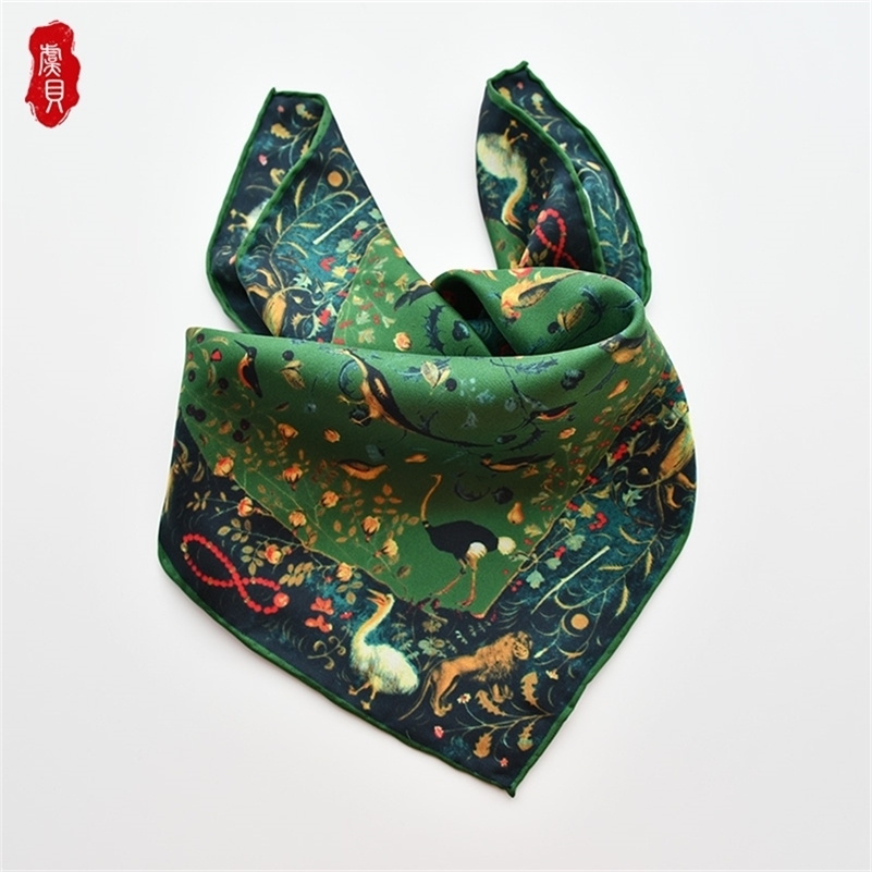 Army green luxury natural silk scarf women spring printed bird 100 real twill scarves wrap shawl square 50cm bandana lady 220704
Army green luxury natural silk scarf women spring printed bird 100 real twill scarves wrap shawl square 50cm bandana lady 220704