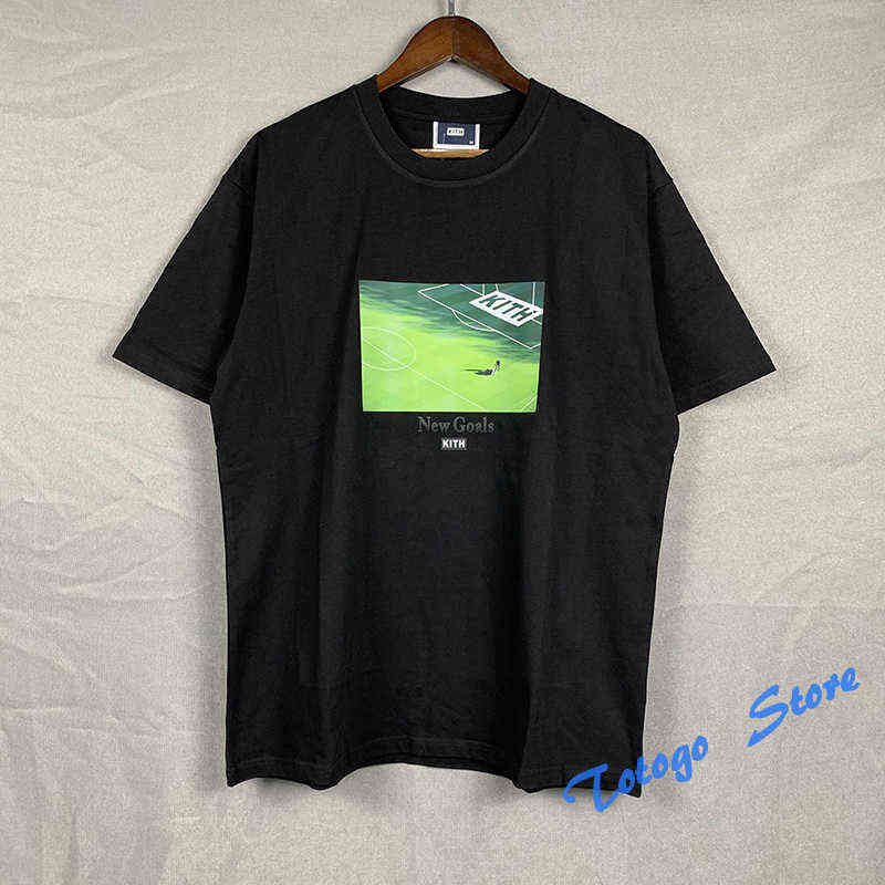 Green Football Field Motivational Slogan New Goals Kith T-shirt Men Women High Quality Black White Apricot Top Tee
Green Football Field Motivational Slogan New Goals Kith T-shirt Men Women High Quality Black White Apricot Top Tee