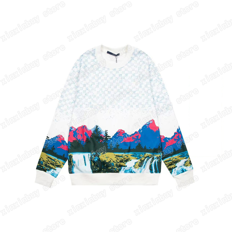 22ss Men Women designer Sweatshirts Hoodies Mountains rivers print cotton casual high quality fashion men xinxinbuy white blue XS-L
22ss Men Women designer Sweatshirts Hoodies Mountains rivers print cotton casual high quality fashion men xinxinbuy white blue XS-L