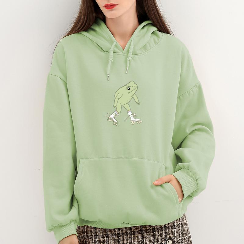 Women' Hoodies & Sweatshirts Vintage Skating Frog Print Sweatshirt Loose Korean Hoodie Oversize Women Autumn Thick Cotton Lady Gothic Haraj, Gray
Women' Hoodies & Sweatshirts Vintage Skating Frog Print Sweatshirt Loose Korean Hoodie Oversize Women Autumn Thick Cotton Lady Gothic Haraj, Gray