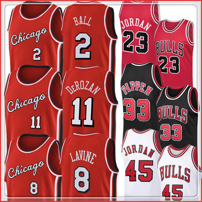 Michael 23 45 Jersey Scottie 33 Pippen Dennis 91 Rodman Lonzo 2 Ball Demar 11 DeRozan Zach 8 LaVine Derrick 1 Rose Basketball Jerseys RED WHITE bLACK, Retro mesh
Michael 23 45 Jersey Scottie 33 Pippen Dennis 91 Rodman Lonzo 2 Ball Demar 11 DeRozan Zach 8 LaVine Derrick 1 Rose Basketball Jerseys RED WHITE bLACK, Retro mesh