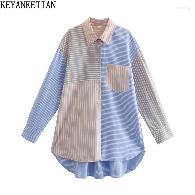 Women' Blouses & Shirts Ladies Long Sleeve Striped Shirt 2022 Oversize Mid Length Fashion Contrast Color Asymmetric Women' TopWomen, Multi
Women' Blouses & Shirts Ladies Long Sleeve Striped Shirt 2022 Oversize Mid Length Fashion Contrast Color Asymmetric Women' TopWomen, Multi