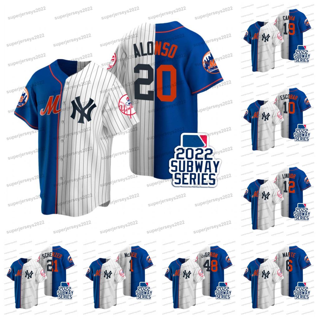 20 Pete Alonso 2022 Subway Series Split Jersey met Francisco Lindor Brandon Nimmo Eduardo Escobar Starling Marte Jeff McNeil Mark Canha Jacob deGrom, Mens s-3xl
20 Pete Alonso 2022 Subway Series Split Jersey met Francisco Lindor Brandon Nimmo Eduardo Escobar Starling Marte Jeff McNeil Mark Canha Jacob deGrom, Mens s-3xl