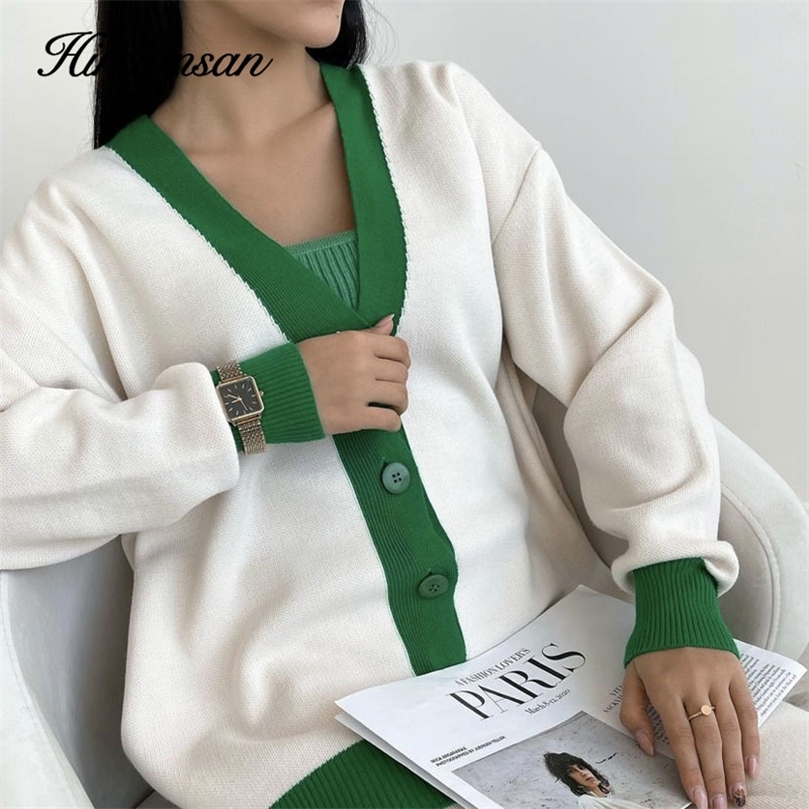 Hirsionsan Spring Autumn Patchwork Knit Cardigans Women Single Breasted Vintage Korean Sweaters Female Outwear Clothes 220816, Pink
Hirsionsan Spring Autumn Patchwork Knit Cardigans Women Single Breasted Vintage Korean Sweaters Female Outwear Clothes 220816, Pink