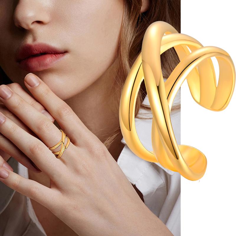 Cluster Rings Cross X Shap Ring Open Brand Wrap For Women Boho Stackable Multilayer Fashion 2022Cluster
Cluster Rings Cross X Shap Ring Open Brand Wrap For Women Boho Stackable Multilayer Fashion 2022Cluster