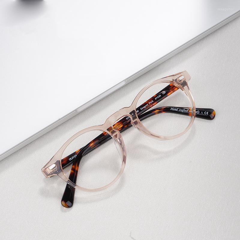Fashion Sunglasses Frames OLIVER Gregory Peck OV5186 Vintage Eyeglasses Women Clear Frame Men Optical For Prescription Lens Round Glasses PE
Fashion Sunglasses Frames OLIVER Gregory Peck OV5186 Vintage Eyeglasses Women Clear Frame Men Optical For Prescription Lens Round Glasses PE