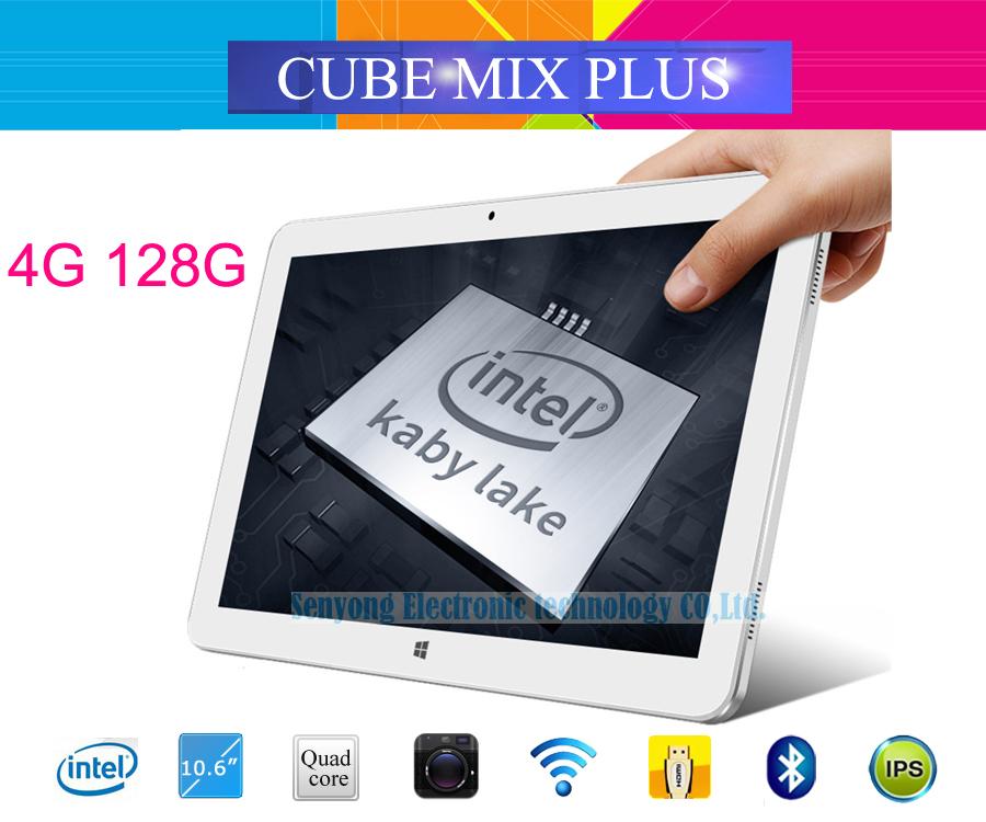 

Tablet PC Original Cube Mix Plus 2 In 1 10.6'' IPS 1920x1080 Windows 10 Intel Kabylake 7Y30 Dual Core 4GB/128GB Camera Type C, Black