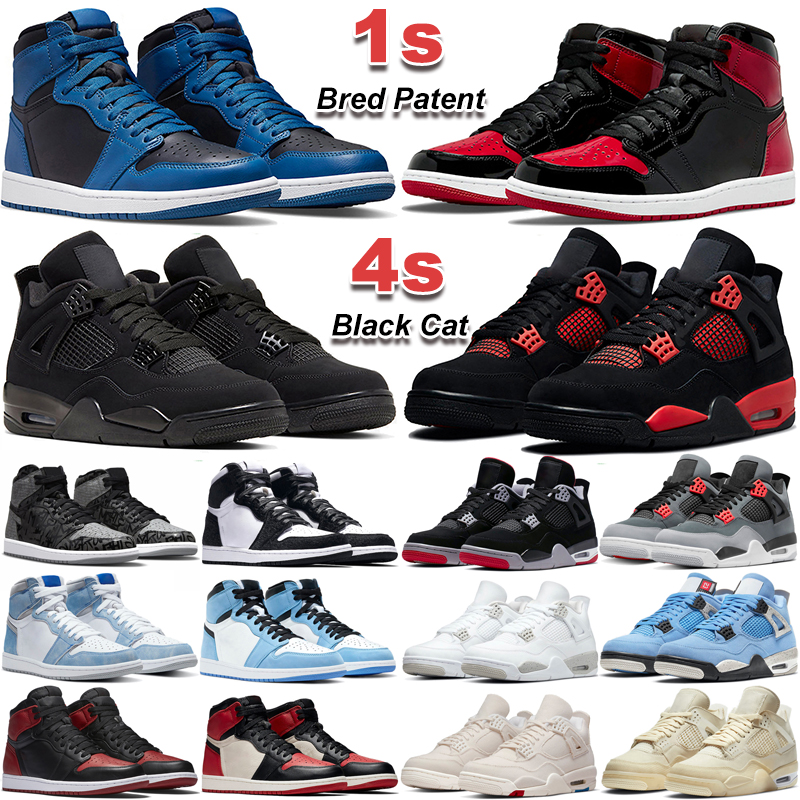 1 High OG Jumpman 4s Men Basketball Shoes 1s Bred Patent Dark Marina Blue 4 Black Cat Red Thunder Sail White Oreo Bordeaux Mens Women Trainers Sports Sneakers, #11 dark mocha
1 High OG Jumpman 4s Men Basketball Shoes 1s Bred Patent Dark Marina Blue 4 Black Cat Red Thunder Sail White Oreo Bordeaux Mens Women Trainers Sports Sneakers, #11 dark mocha