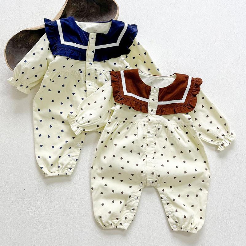 Jumpsuits Sailor Collar Born Infant Baby Girls Corduroy Rompers Clothing Spring Autumn Kids Girl Long Sleeve Clothes 0-3YrsJumpsuits, K3747 white
Jumpsuits Sailor Collar Born Infant Baby Girls Corduroy Rompers Clothing Spring Autumn Kids Girl Long Sleeve Clothes 0-3YrsJumpsuits, K3747 white