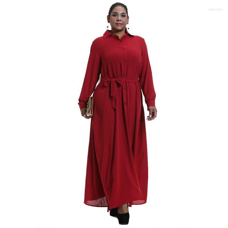 Plus Size Dresses Sale Solid Loose Women Lace-up Turn-down Collar Long Shirt Dress Elegant Sleeve Party Sundress Robe Jasp22, Wine red
Plus Size Dresses Sale Solid Loose Women Lace-up Turn-down Collar Long Shirt Dress Elegant Sleeve Party Sundress Robe Jasp22, Wine red