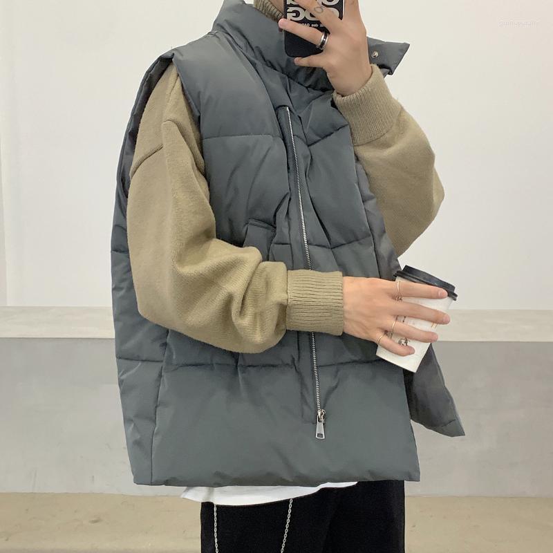 Men's Vests Waistcoat Male Students Autumn And Winter With Fleece Vest Loose Thick Cotton Jacket Guin22, White
Men's Vests Waistcoat Male Students Autumn And Winter With Fleece Vest Loose Thick Cotton Jacket Guin22, White