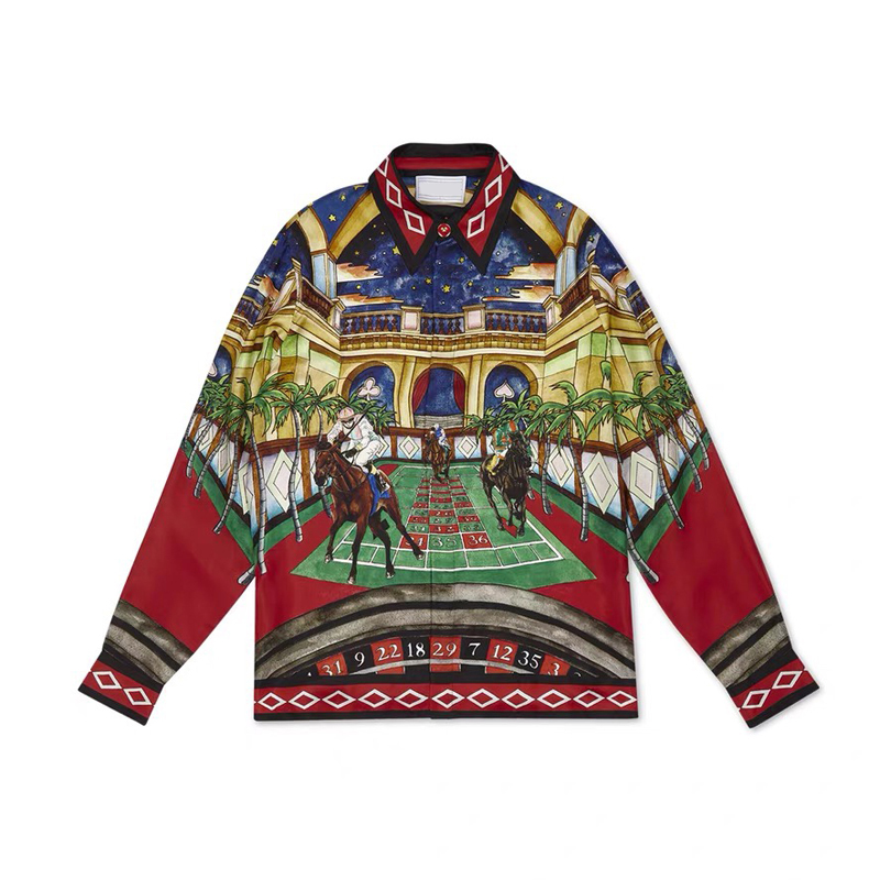 22SS Casabblannca les chevaux Shirts Man Women Fashion Summer Beach vacation long sleeve hawaii FZCS034, As pics
22SS Casabblannca les chevaux Shirts Man Women Fashion Summer Beach vacation long sleeve hawaii FZCS034, As pics
