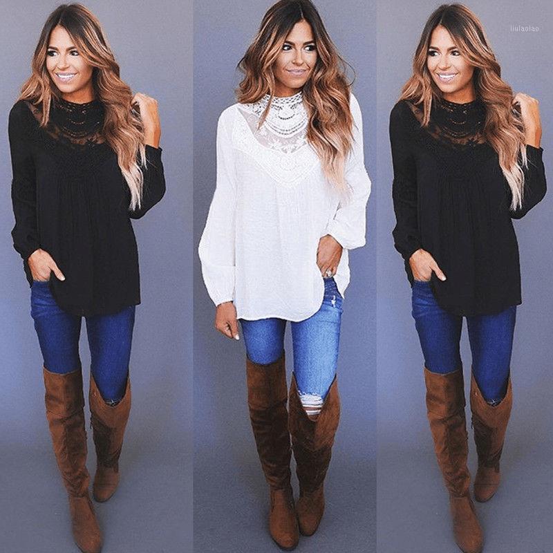 Womens Casual Long Sleeve Lace Blouse Ladies Ruffle Shirts Slim Top Fashion Clothes Chiffon Soft Solid Autumn Clothing Women' Blouses, White
Womens Casual Long Sleeve Lace Blouse Ladies Ruffle Shirts Slim Top Fashion Clothes Chiffon Soft Solid Autumn Clothing Women' Blouses, White