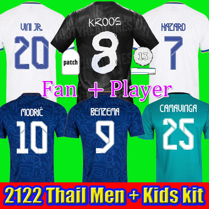 21 22 real Y3 soccer jerseys football shirt Camavinga ALABA VALVERDE BENZEMA MODRIC ASENSIO VINI JR Bale MARCELO ISCO KROOS camiseta men kids kit 2021 2022 uniforms, 2122 home + lfp
21 22 real Y3 soccer jerseys football shirt Camavinga ALABA VALVERDE BENZEMA MODRIC ASENSIO VINI JR Bale MARCELO ISCO KROOS camiseta men kids kit 2021 2022 uniforms, 2122 home + lfp