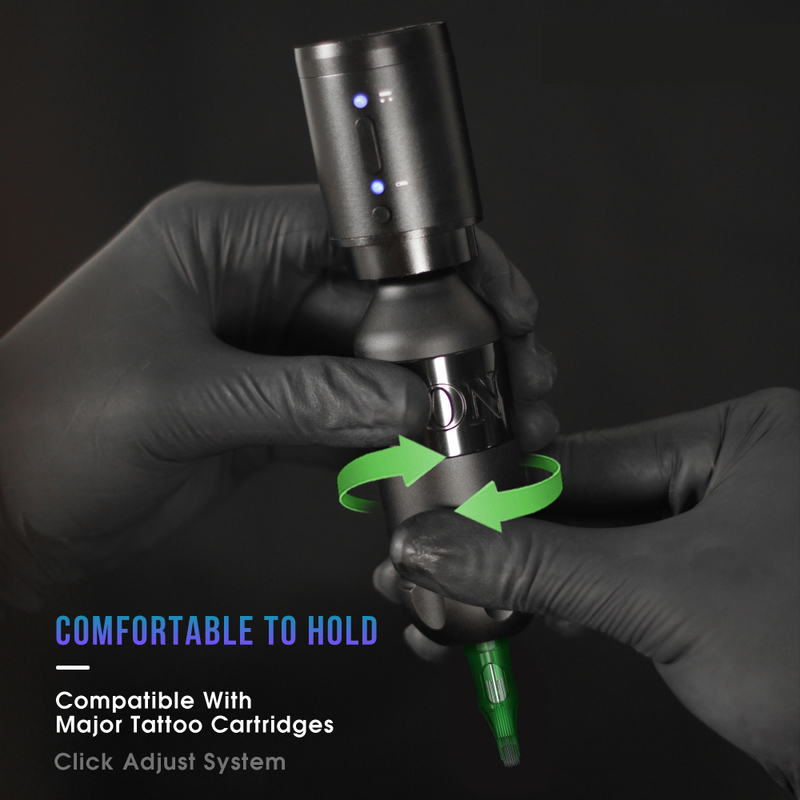 AMBITION Rotary Tattoo Pen Machine Coreless Motor Stroke 4 0 mm For Body Art 220624