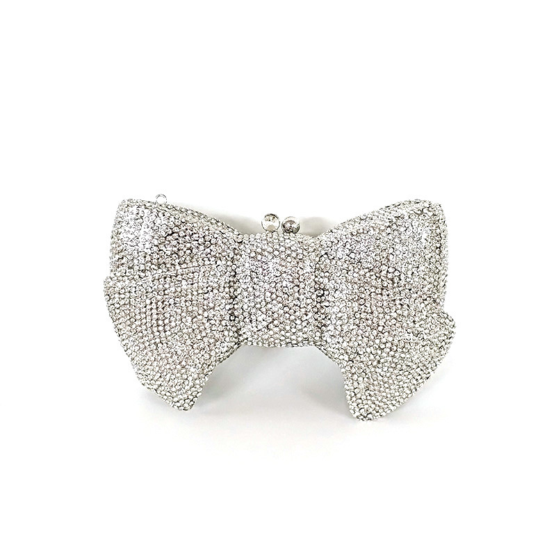 Evening Bags Classical women accessories diamonds luxury clutches bow knot crystal purses Bridal wedding party Popsicle 220831
