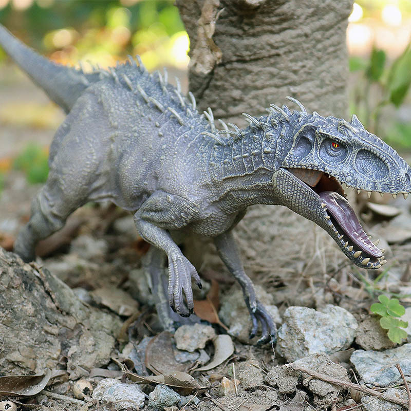 Jurassic Indominus Rex Velociraptor Action Figures Savage Tyrannosaurus Dinosaur World Animals Model PVC Collection Kid Toy 220815