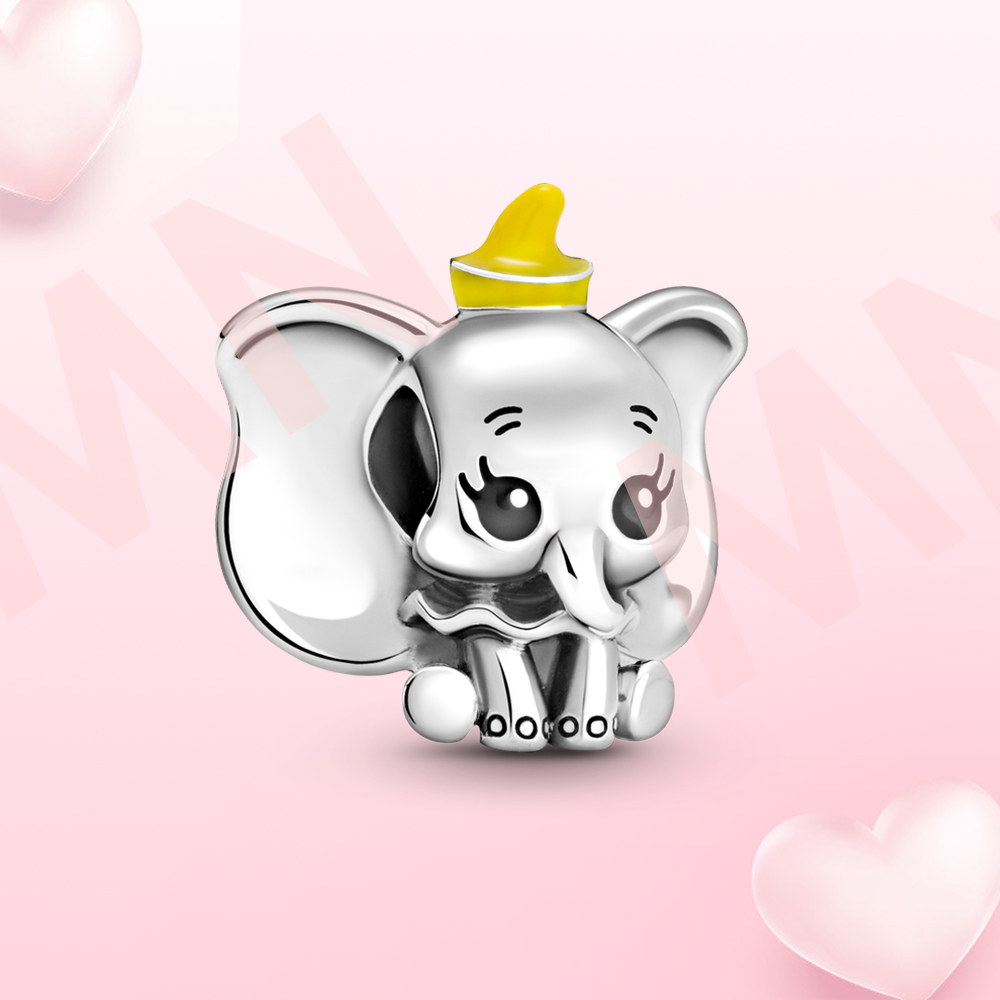 925 silver charm elephant with yellow hat bead Original Fit Pandora bracelet for women Gift
925 silver charm elephant with yellow hat bead Original Fit Pandora bracelet for women Gift