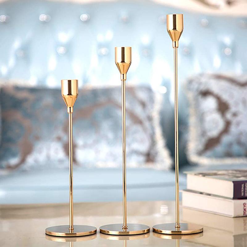 Candle Holders 1/3Pcs European Metal Simple Wedding Bar Party Living Room Home Exquisite Luxury Candlesticks Stand Table Decor
Candle Holders 1/3Pcs European Metal Simple Wedding Bar Party Living Room Home Exquisite Luxury Candlesticks Stand Table Decor