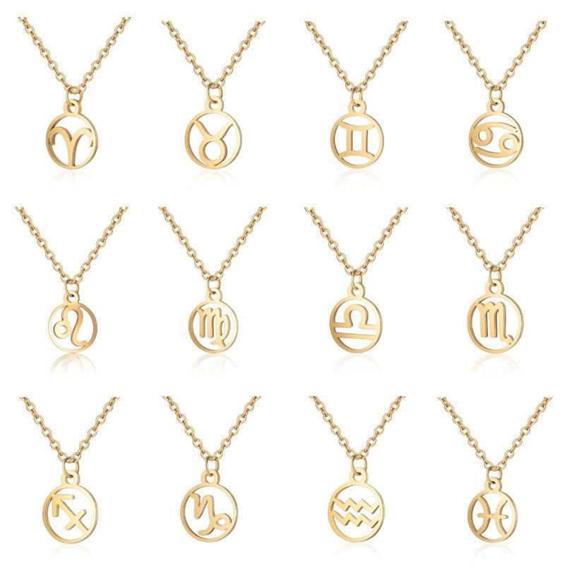 Pendant Necklaces Stainless Steel 12 Constellation Aries Libra Cancer Pisces Aquarius Virgo Leo Capricorn Gemini Taurus Necklace For WomenPe
Pendant Necklaces Stainless Steel 12 Constellation Aries Libra Cancer Pisces Aquarius Virgo Leo Capricorn Gemini Taurus Necklace For WomenPe