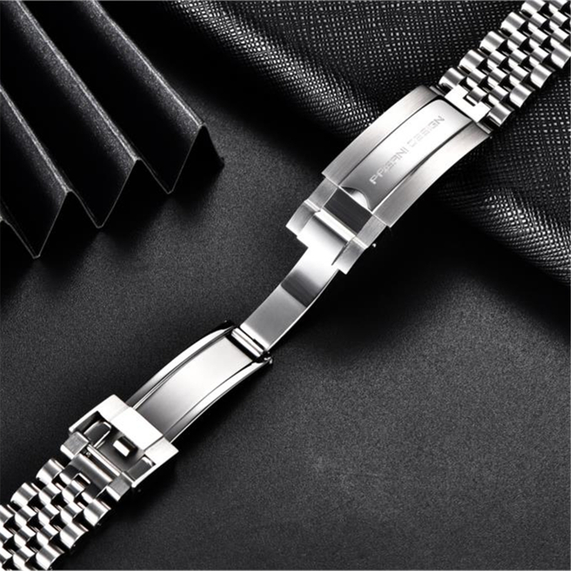 PAGANI DESIGN Original For PD1661PD1662PD1651 Watch 316L Stainless Steel Band Strap Jubilee bracelet width 20MM length 220MM 220819