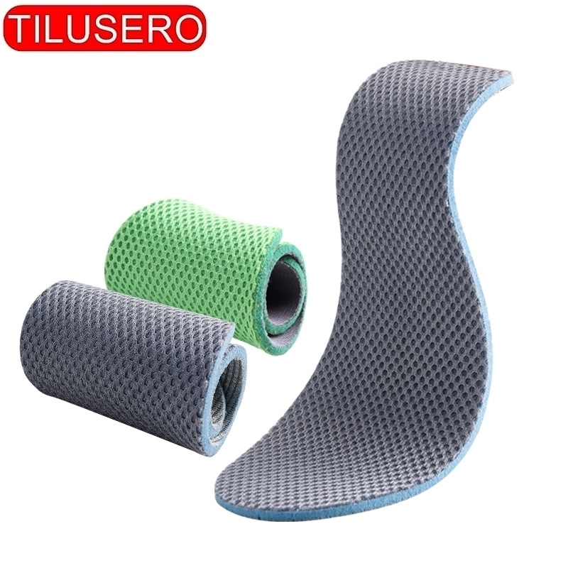 1 Pair Stretch Breathable Deodorant Cushion Insoles Orthopedic Memory Foam Sport Support Insert Feet Soles Pad 210402
