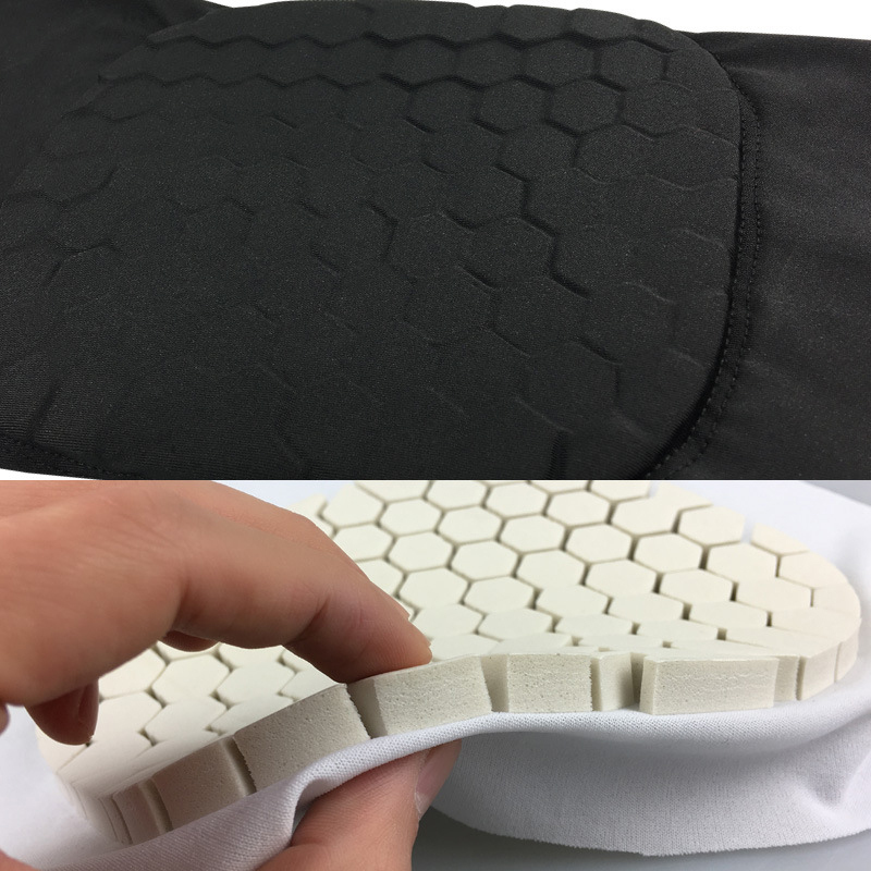 1PCS Breathable Sports Football Basketball Knee Pads Honeycomb Knee Brace Leg Sleeve Calf Compression Knee Support Protection 220718