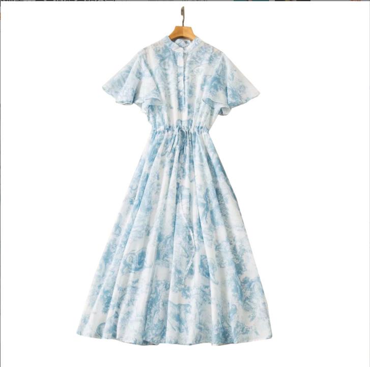 511 XXL 2022 Runway Dress Crew Neck Short Sleeve Empire Brand Same Style Dress Flora Print High Quality Womens Clothes AS, Customize
511 XXL 2022 Runway Dress Crew Neck Short Sleeve Empire Brand Same Style Dress Flora Print High Quality Womens Clothes AS, Customize