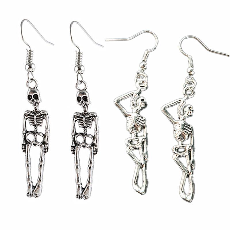 Dangle & Chandelier Halloween Vintage Skeleton Skull Earrings For Women Jewelry Goth Party Gifts Punk Drop Metal
Dangle & Chandelier Halloween Vintage Skeleton Skull Earrings For Women Jewelry Goth Party Gifts Punk Drop Metal