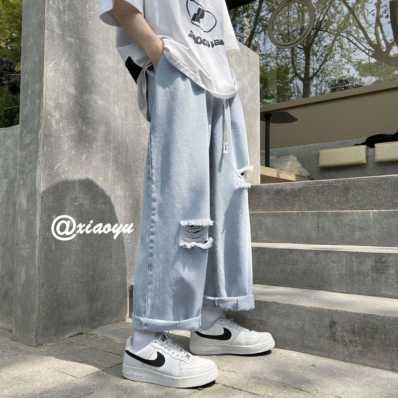 Men's Jeans Baggy Ripped Hole Jean Pants Mens Summer Fashion Trends Streetwear Bottoms Teen Hip Hop Denim Boyfriend Distressed ClothesMen's, Black
Men's Jeans Baggy Ripped Hole Jean Pants Mens Summer Fashion Trends Streetwear Bottoms Teen Hip Hop Denim Boyfriend Distressed ClothesMen's, Black